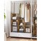 Interlocking Plastic Cube Shelving Unit for Bedroom, Living Room, and Home Storage Use